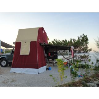 Beduin Tents Comfort 130 L mit Vorzelt ab 180 -220 cm Aufbauhöhe